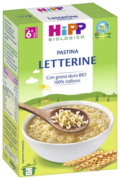 Hipp Bio Pastina Letterine 6M+ 320g