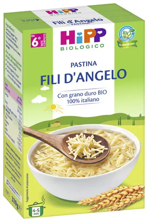Hipp Bio Pastina Fili D'Angelo 6M+ 320g