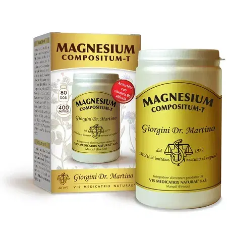 Magnesium Compositum-T Integratore di Magnesio 400 Pastiglie