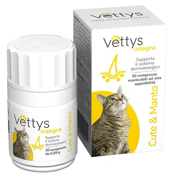 Vettys Integra Cute&Manto Integratore Per la Bellezza del Pelo e la Pelle del Ga