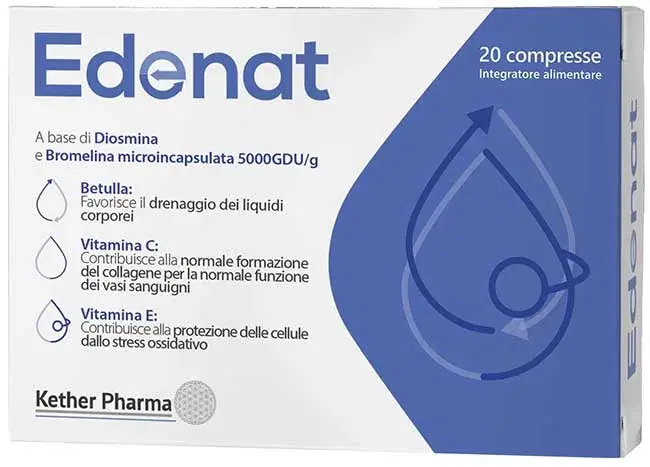 Edenat Integratore Alimentare in Compresse da 20 per il Supporto al Benessere Fisico