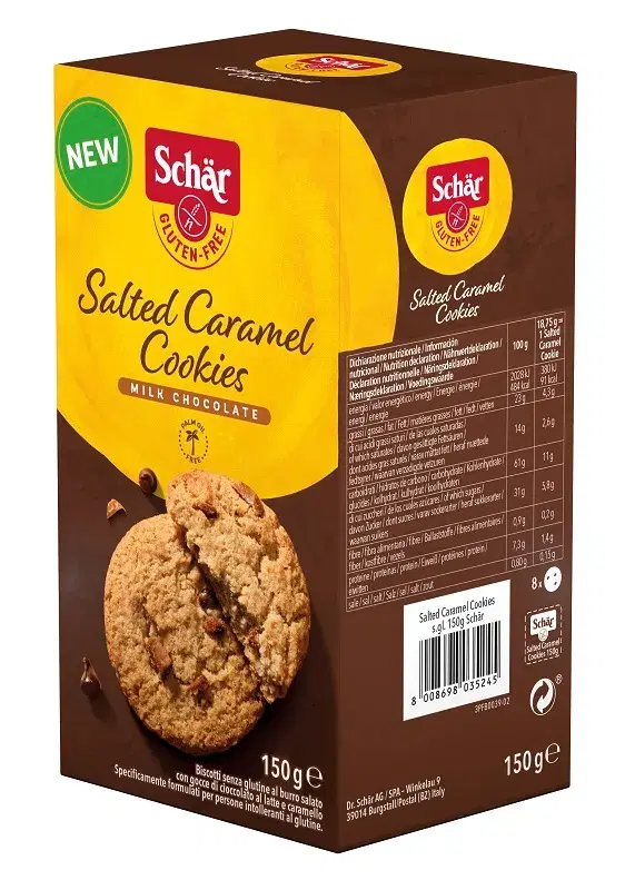 Schär Salted Caramel Cookies Senza Glutine 1 Pezzo