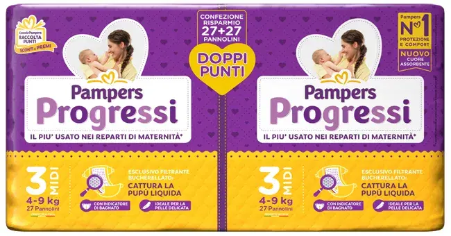 PAMPERS PROG MIDI PAC DPP 54PZ