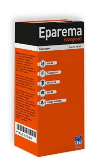 Eparema Cinque Sciroppo per Digestione e Benessere Intestinale 180 g