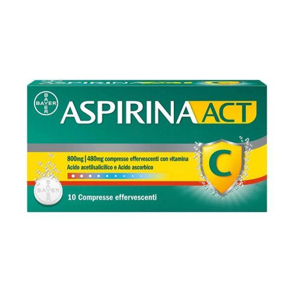 Bayer Aspirinaact*10cpr Eff800+480mg