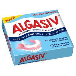Algasiv Adesivo per Protesi Dentaria Inferiore 15 Cuscinetti Adesivi