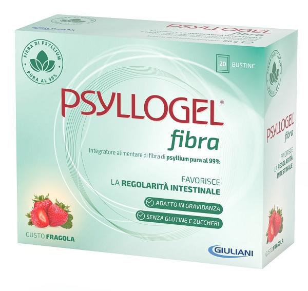 Psyllogel Fibra Integratore RegolaritĆ Intestinale Fragola 20 Buste