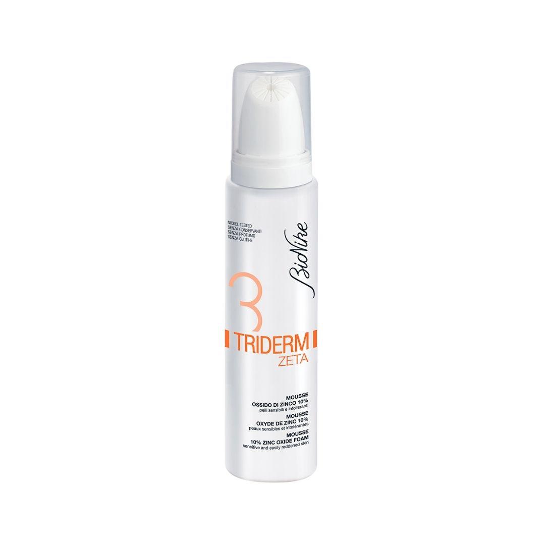 BioNike Triderm Zeta Mousse Lenitiva Protettiva 10% Ossido di Zinco 100 ml