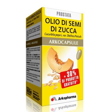 Arkocapsule Linea Benessere Prostata Olio di Semi di Zucca Integratore 60 Capsul