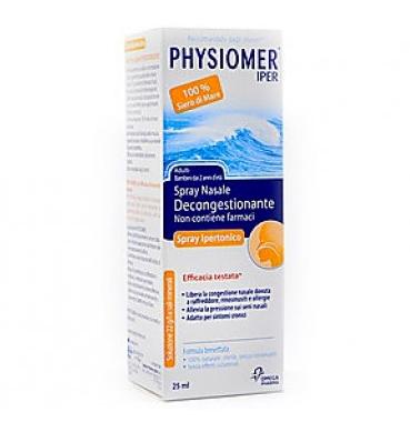 Physiomer Linea Pulizia e Salute del Naso Iper Soluzione Spray Tascabile 25 ml