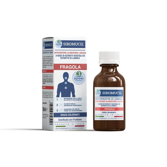 Siromucil 3 Azioni Integratore Gusto Fragola 150 ml