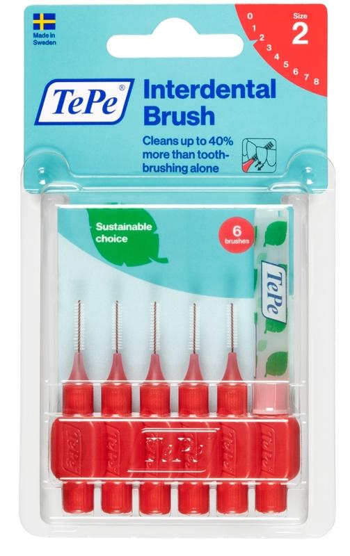 TePe Scovolino Rosso Per Pulizia Interdentale 0,5 mm 6 Pezzi