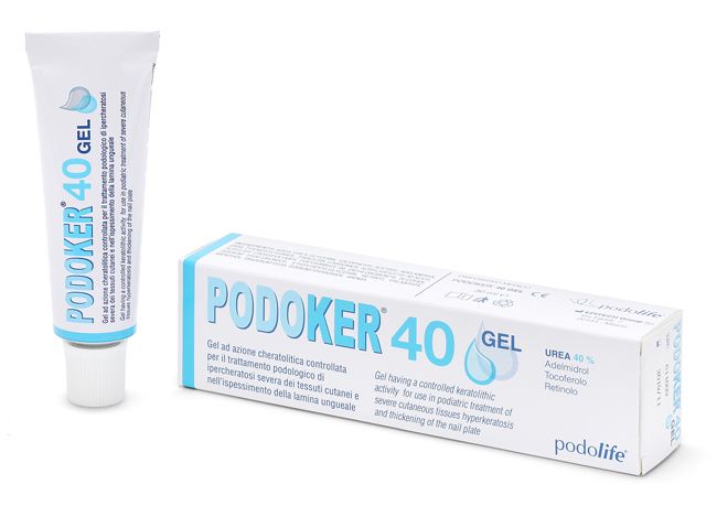 Epitech Group Podoker 40 Gel Azione Cheratolitica Tubo Da 30 Ml Con Applicatore