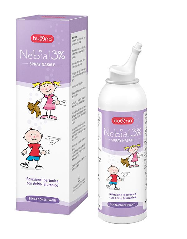 Nebial 3% Soluzione Ipertonica Spray per la Mucosa Nasale 100 ml