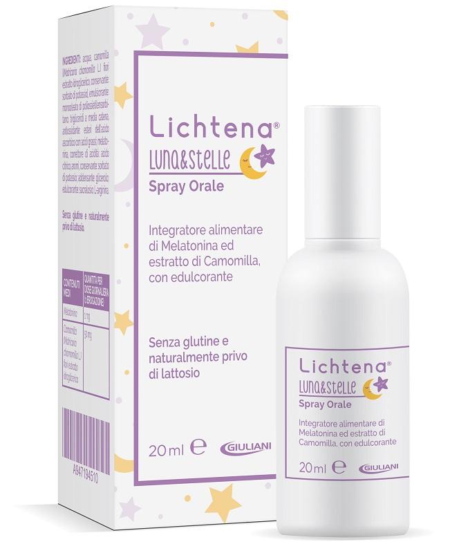 Lichtena Luna & Stelle Integratore per il Riposo Notturno Spray Orale 20 ml