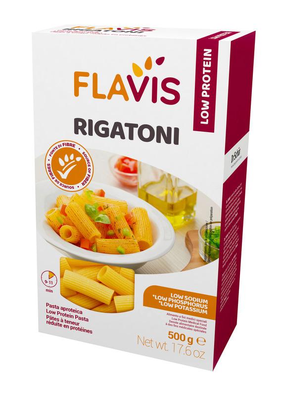 Mevalia Flavis Rigatoni Pasta Aproteica 500 g