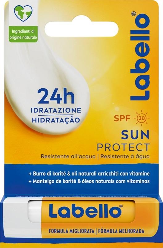 Labello Sun Protect SPf 50 con Cera dĆ¢ā¬ā¢Api e Oli Naturali 5,5 ml