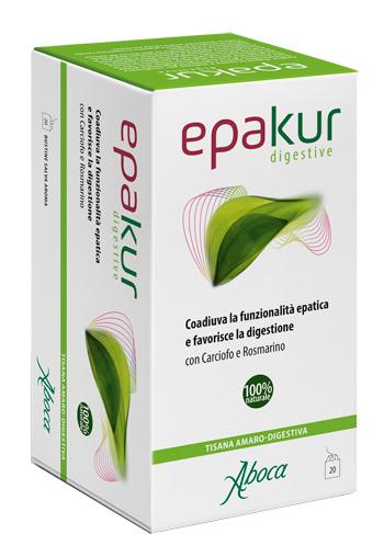 Aboca Epakur Digestive Tisana per FunzionalitĂ Epatica e Digestione 20 Filtri