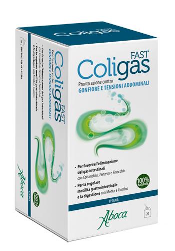 Aboca Coligas Fast Per Gonfiore e Tensione Addominale Tisana 20 Bustine