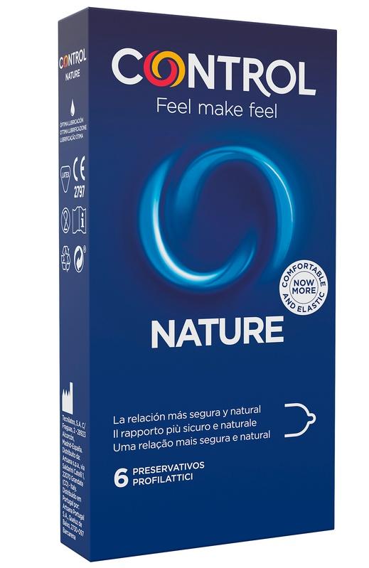 Control Profilattico Nature 2,0 Preservativi in Lattice Naturale 6 Pezzi