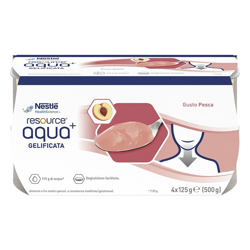 Nestlé Linea Alimentazione Speciale Resource Bevanda Gelificata Pesca 4 x 125 g
