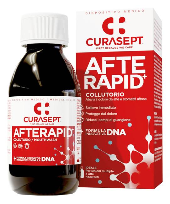 Curasept Collutorio Afte Rapid Dna per Afte e Stomatiti 125 ml