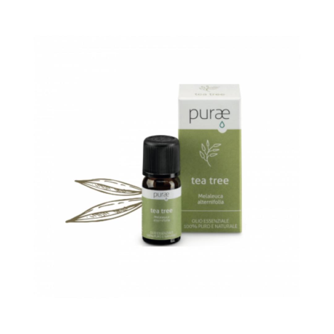 Purae Tea Tree Bio Olio Essenziale Puro Naturale 10 ml