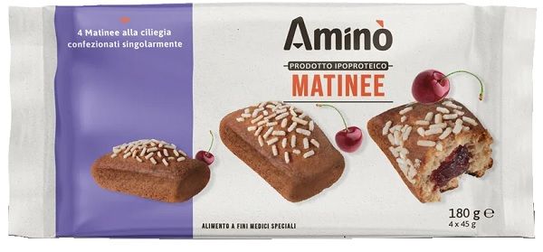 Amino Matinee Snack Proteici per una Carica di Energia 4 Pezzi
