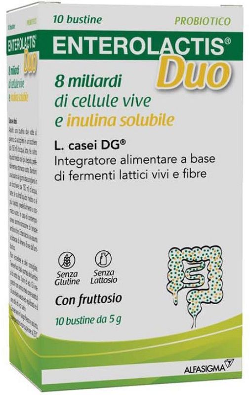 Enterolactis Duo Integratore Probiotico 10 bustine