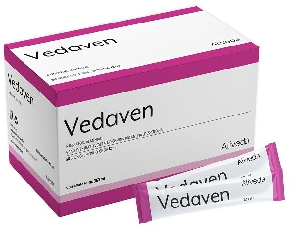 Vedaven Integratore per il Benessere della Circolazione Venosa 30 Stick