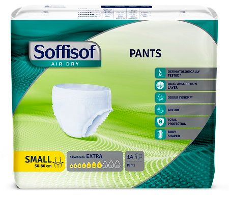 Soffisof Pull Up Pannoloni AirDry Misura S 14 Pezzi