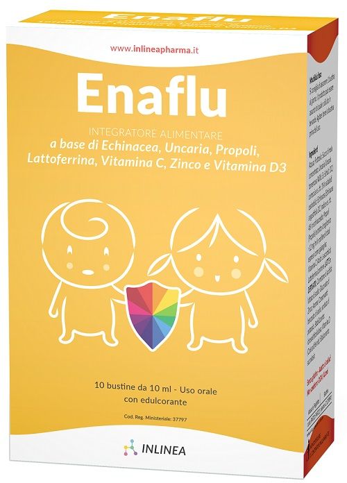 Enaflu Integratore per Difese Immunitarie 10 Bustine da 10 ml