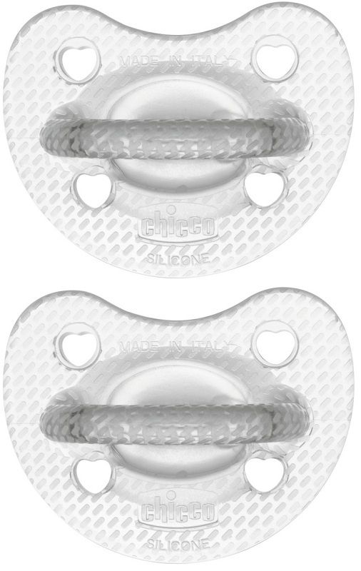 Ch Gommotti in Silicone Crystal per Bambini 6-16 Mesi 2 Pezzi