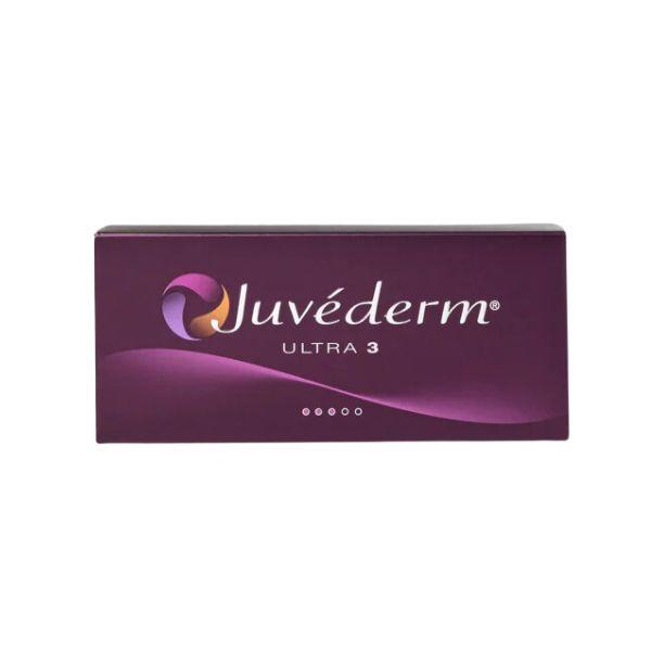 Juvederm Ultra 3 Siringhe di Acido Ialuronico per le Rughe Nasolabiali da 1ml 2 Pezzi