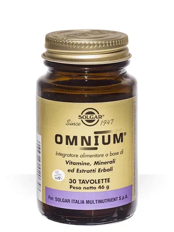 Solgar Omnium Integratore Alimentare 30 Tavolette