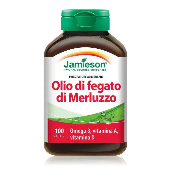 Jamieson Olio Di fegato Di Merluzzo 100 Perle