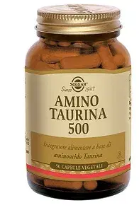 Solgar Amino Taurina 500 Integratore Alimentare 50 Capsule Vegetali