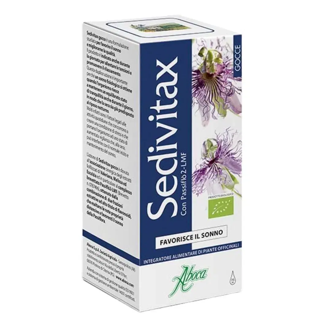 Aboca Sedivitax Bio Integratore in Gocce per favorire Sonno e Serenità 75 ml