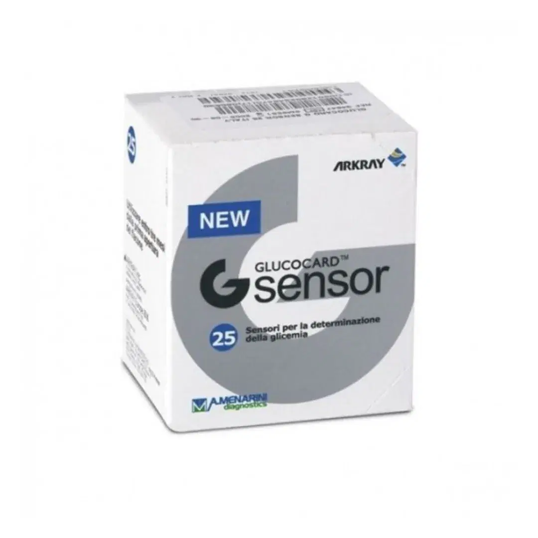 Glucocard G Sensor Strisce Misurazione Glicemia 25 pezzi