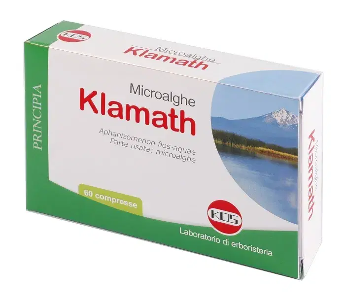 Kos Microalghe Klamath Integratore Tono Dell'Umore 60 Compresse