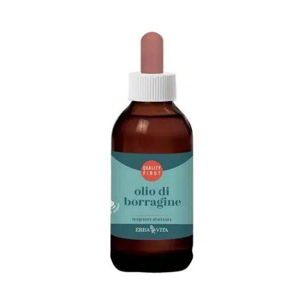 Erba Vita Olio di Borragine Integratore Benessere della Pelle 30 ml