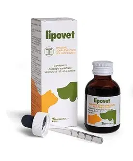 Teknofarma Lipovet Gocce Integratore Vitaminico Cani E Gatti 50 ml