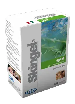 ICF Farmaceutici Linea Animali Domestici Skingel Antisettico Idratant Cani Gatti