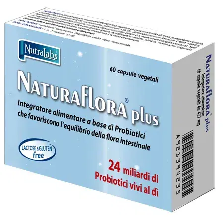 NaturaFlora Plus Integratore Intestinale 60 Capsule