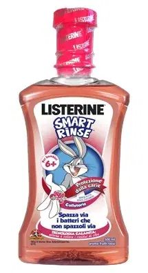 Listerine Smart Rinse Collutorio per Bambini ai Frutti Rossi 500 ml