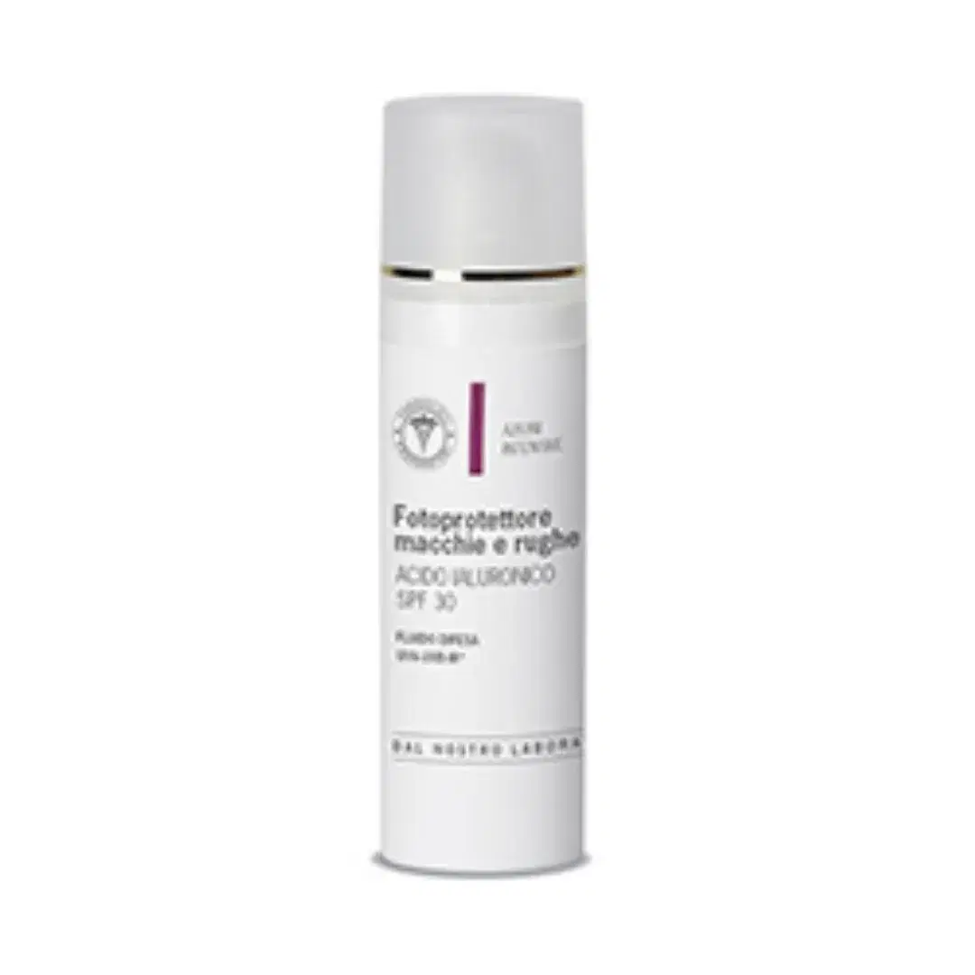 Unifarco Fotoprotettore Macchie e Rughe SPF30 Acido Ialuronico 30 ml