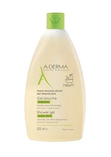 A-Derma Gel Doccia Surgras 500 Ml