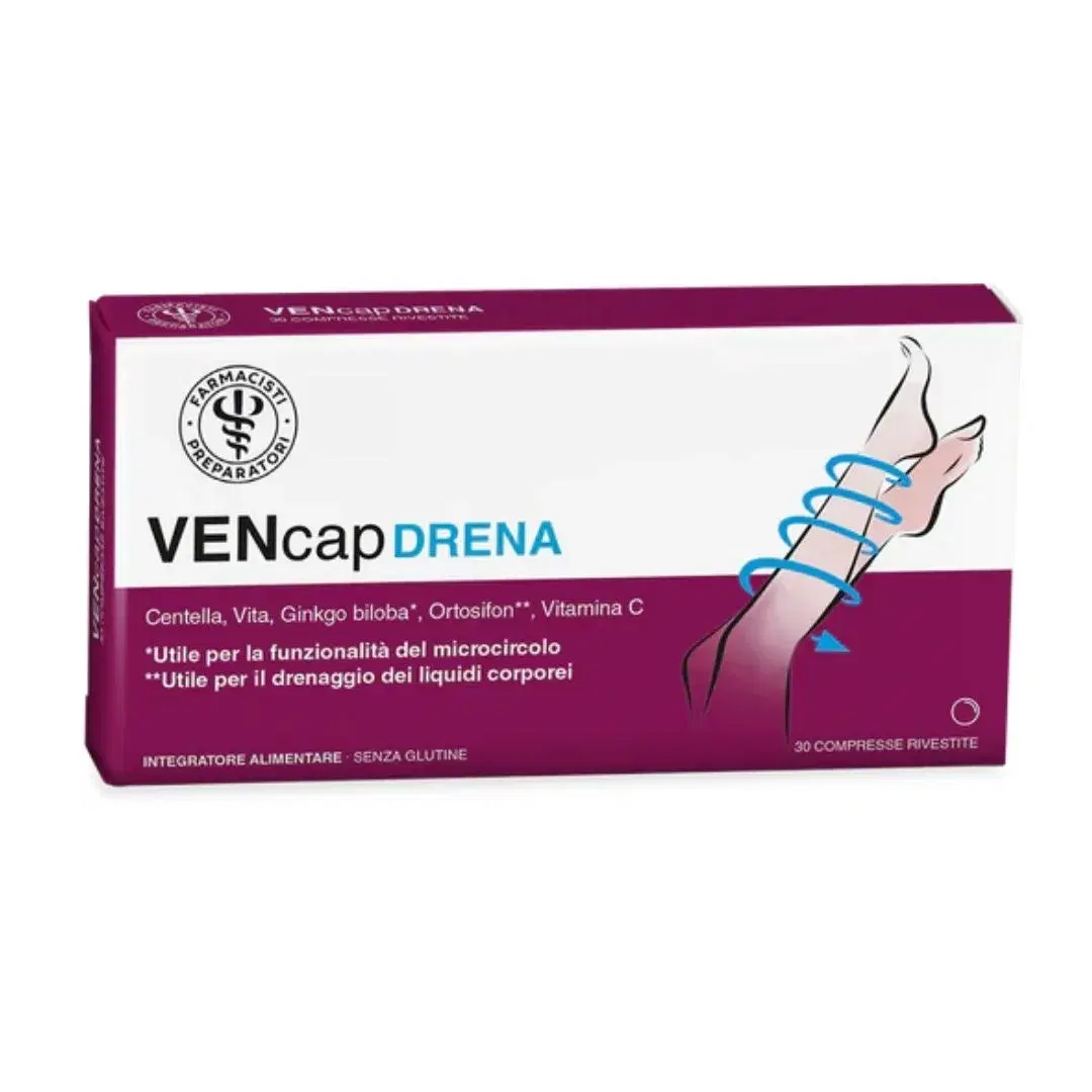 Unifarco VENcap Drena Integratore Alimentare Drenante 30 Compresse