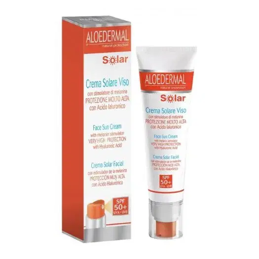 Aloedermal Solar Crema Viso Spf 50+ 50 ml