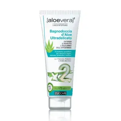 Zuccari Aloevera Bagnodoccia d'Aloe Ultradelicato Idratante Emolliente 250 ml